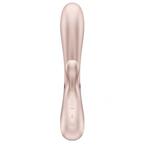 Смарт-вибратор с функцией нагрева бежевый Hot Satisfyer