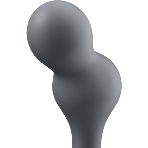 Анальный смарт-стимулятор с вибрацией серый Deep Diver Satisfyer