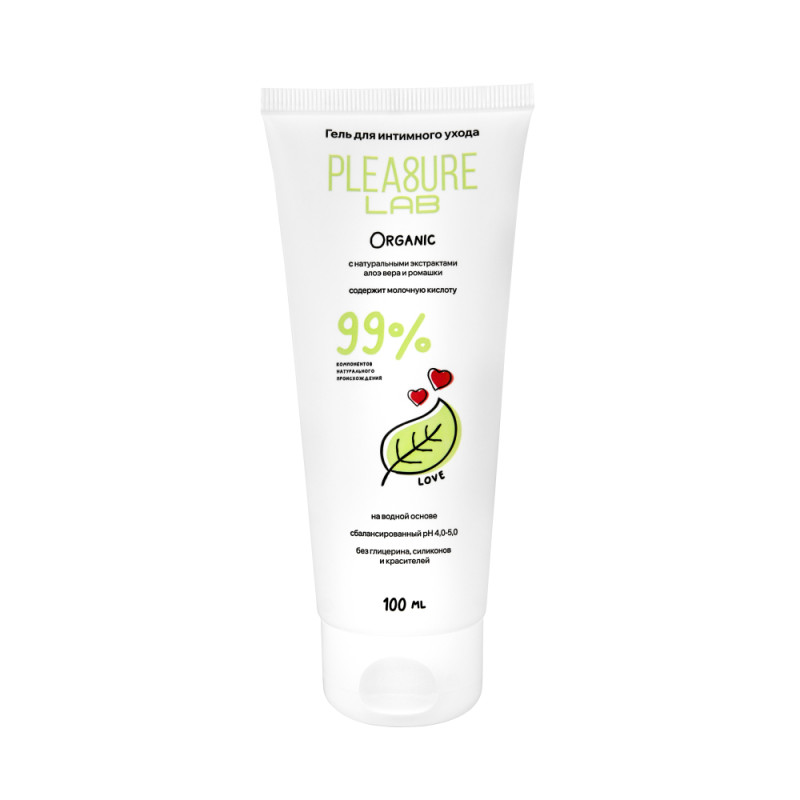 Интимный гель на водной основе Pleasure Lab Organic (100 мл)