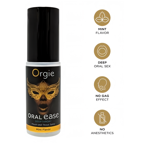 Оральный спрей для глубокого минета с охлаждающим эффектом ORGIE Oral Ease Deepthroat 15 мл