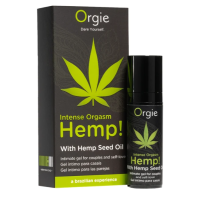 Жидкий вибратор с маслом семян конопли ORGIE Hemp Intense Orgasm 15 мл