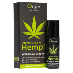 Жидкий вибратор с маслом семян конопли ORGIE Hemp Intense Orgasm 15 мл