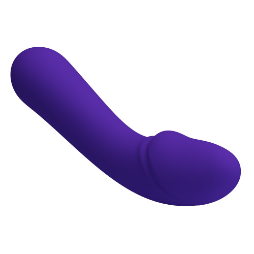 Перезаряжаемый гибкий вибратор для точки G Pretty Love Cetus Super Soft Silicone синий