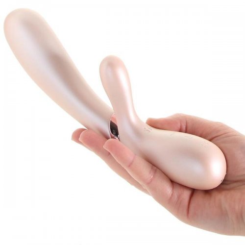 Смарт-вибратор с функцией нагрева бежевый Hot Satisfyer