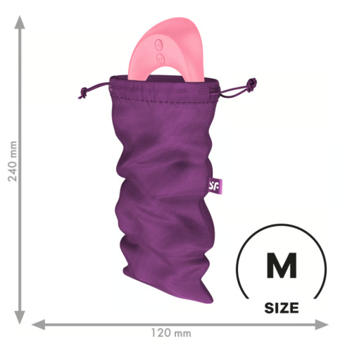 Мешочек для хранения секс игрушек фиолетовый Treasure Bag, M Satisfyer