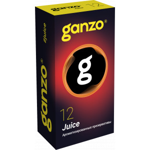 Ароматизированные презервативы Ganzo Juice (12 шт)