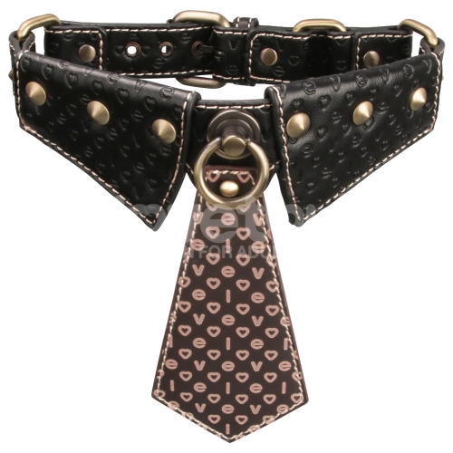 Ошейник-галстук из искусственной кожи Rebellion Reign Collar