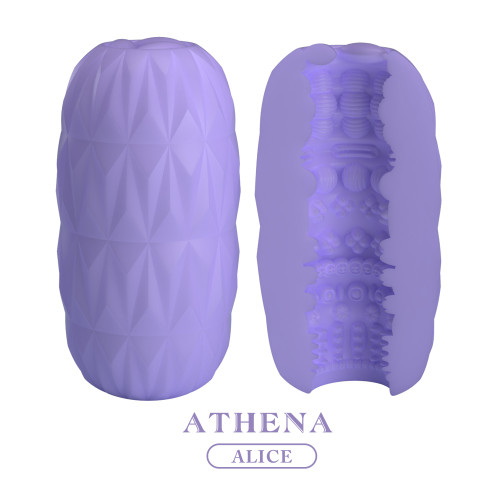 Мастурбатор-пуля с двусторонней текстурой фиолетовый Pretty Love Athena Alice