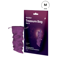 Мешочек для хранения секс игрушек фиолетовый Treasure Bag, M Satisfyer