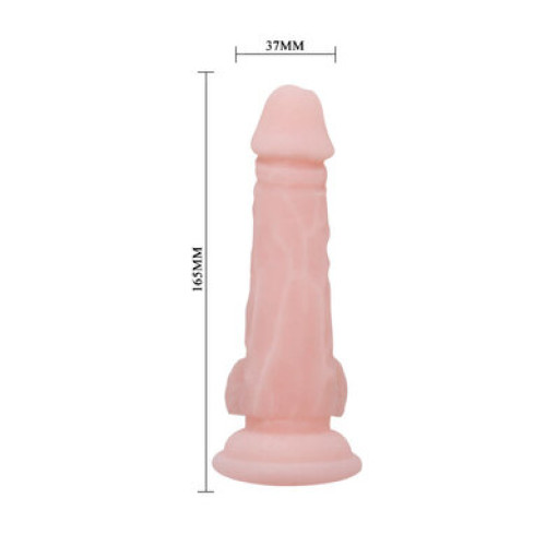 Реалистичный фаллоимитатор на присоске Baile Super Dildo 14,5 см