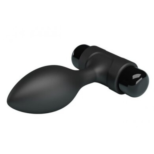 Анальная пробка с вибрацией и T-образным основанием Pretty Love Vibro Butt Plug