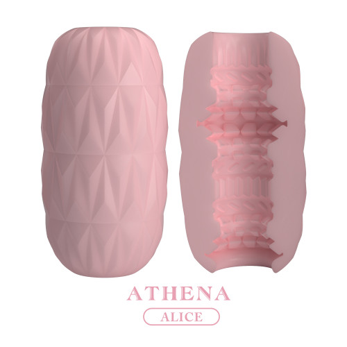 Мастурбатор-пуля с двусторонней текстурой розовый Pretty Love Athena Alice