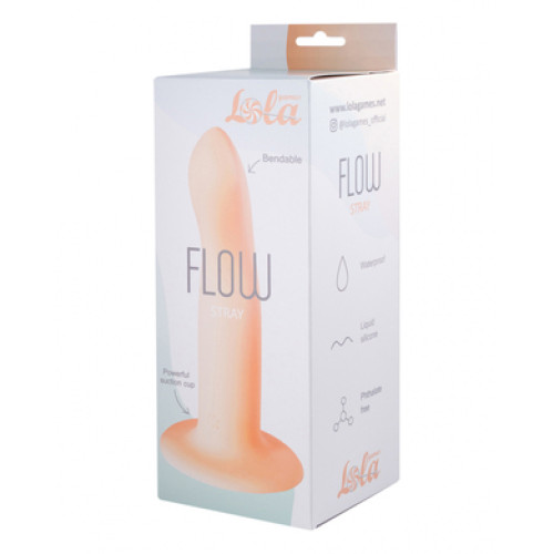 Дилдо на присоске телесный Flow Stray 16,6 см