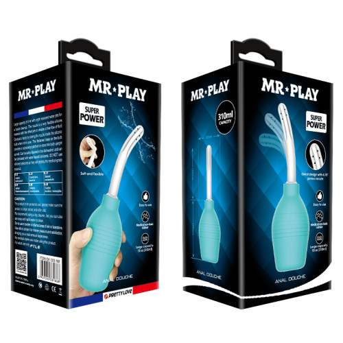 Анальный душ MR PLAY Super power бирюзовый
