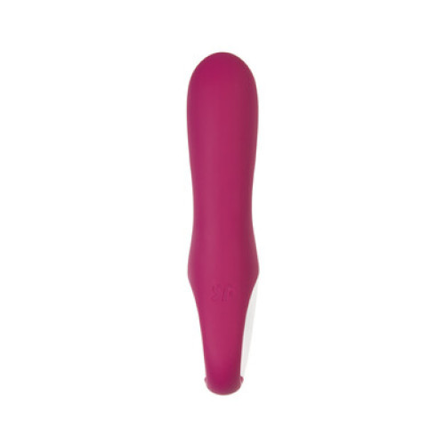 Смарт вибратор-кролик с подогревом бордовый Hot Bunny Satisfyer
