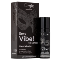 Жидкий вибратор с усиленным эффектом вибрации ORGIE Sexy Vibe High Voltage 15 мл