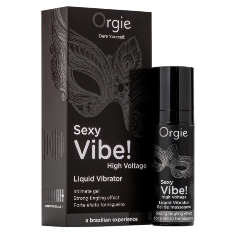 Жидкий вибратор с усиленным эффектом вибрации ORGIE Sexy Vibe High Voltage 15 мл