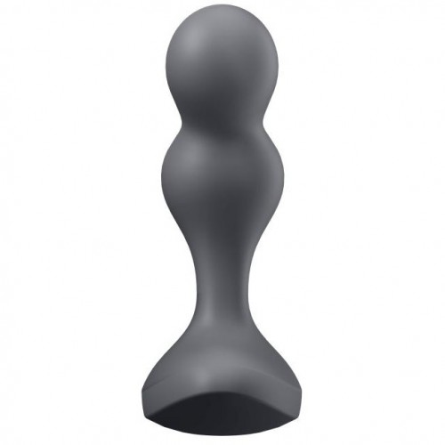 Анальный смарт-стимулятор с вибрацией серый Deep Diver Satisfyer