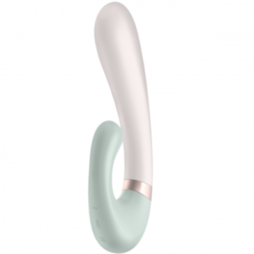 Смарт-вибратор с функцией нагрева мятный Heat Wave Satisfyer