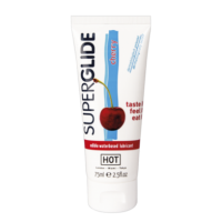 Орально-вагинальная съедобная смазка со вкусом вишни Superglide (75 мл)