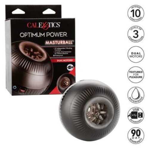 Оригинальный двухсторонний мастурбатор в виде шара Optimum Power Masturball