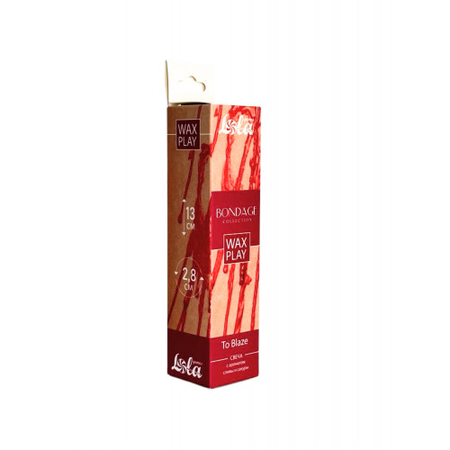 Низкотемпературная свеча Wax Play Bondage To Blaze с ароматом сливы и сакуры