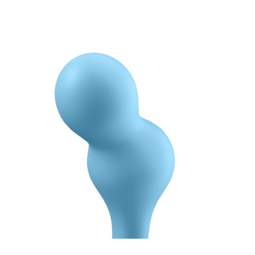 Анальный смарт-стимулятор с вибрацией голубой Deep Diver Satisfyer