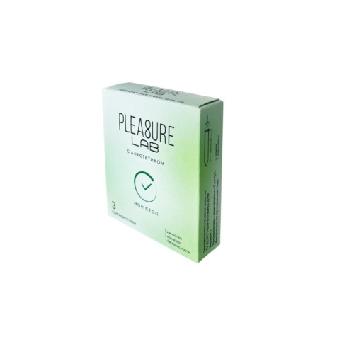Презервативы с анестетиком Pleasure Lab (3 шт)