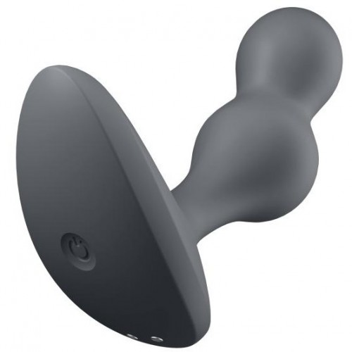 Анальный смарт-стимулятор с вибрацией серый Deep Diver Satisfyer