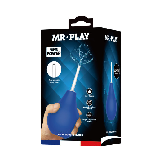 Анальный душ классический MR PLAY синий