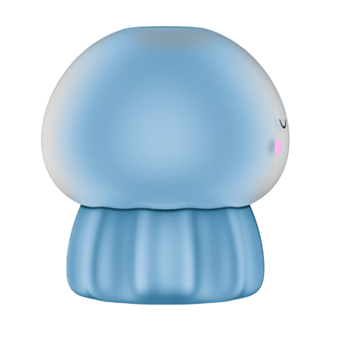 Вакуумный стимулятор клитора голубой Jelly-cious Satisfyer