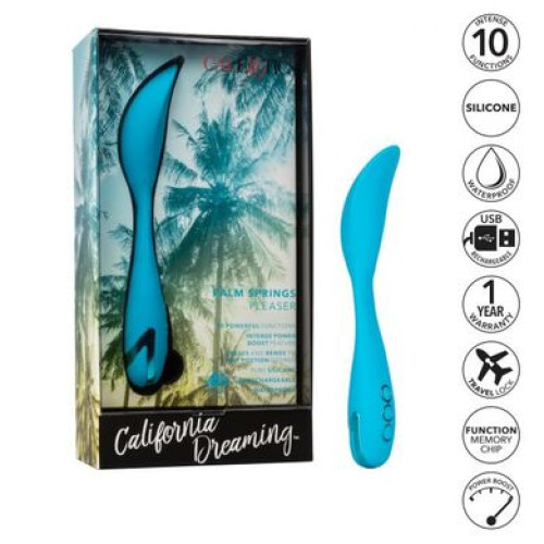 Оригинальный гнущийся вибратор California Dreaming Palm Springs Pleaser