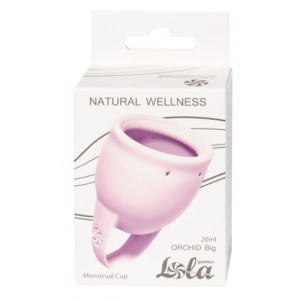 Менструальная чаша лавандовая Natural Wellness Tulip (20 мл) (иной угол)