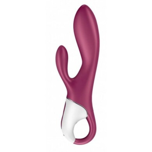 Смарт-вибратор для точки G с клиторальным стимулятором бордовый Heated Affair Satisfyer