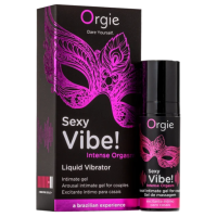 Жидкий вибратор с разогревающим и охлаждающим эффектом ORGIE Sexy Vibe Intense Orgasm 15 мл