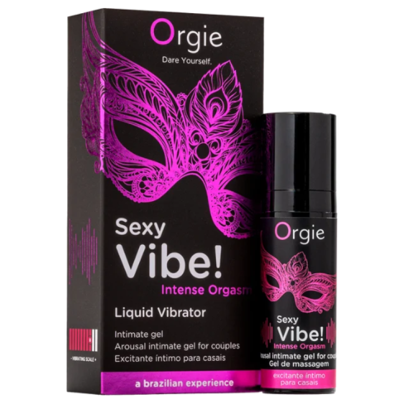 Жидкий вибратор с разогревающим и охлаждающим эффектом ORGIE Sexy Vibe Intense Orgasm 15 мл