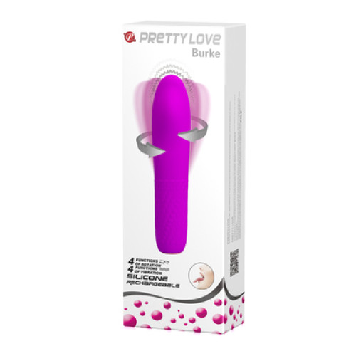 Перезаряжаемый вибратор-ротатор Pretty Love Burke
