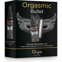 Женский набор: возбуждающие капли для клитора и вибропуля Orgie Orgasmic Bullet and Orgasm Drops Intense