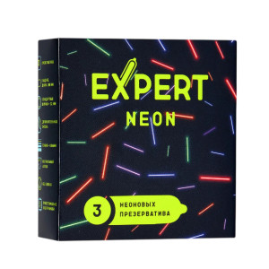 Презервативы светящиеся EXPERT Neon (3 шт)