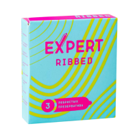 Презервативы ребристые EXPERT Ribbed (3 шт)