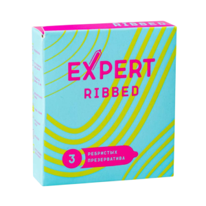 Презервативы ребристые EXPERT Ribbed (3 шт)