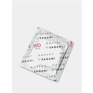 Презервативы латексные с ароматом мяты Sagami Xtreme Mint (3 шт) (иной угол)