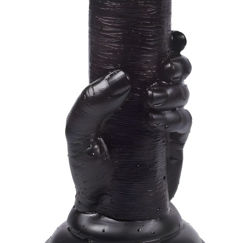 Черный фаллос с рукой X-Men Magic Hand Dildo 36 см