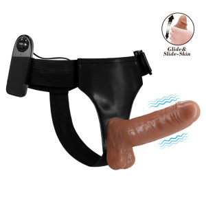 Страпон с вибрацией Ultra Passionate Harness Realdeal Penis Baile (иной угол)