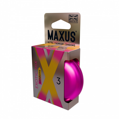 Презервативы ароматизированные MAXUS Exotic Mix X-Edition 3шт