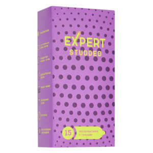 Презервативы точечные EXPERT Studded (15 шт)