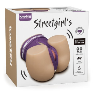 Реалистичный мастурбатор с анусом и вагиной Streetgirl's с вибрацией