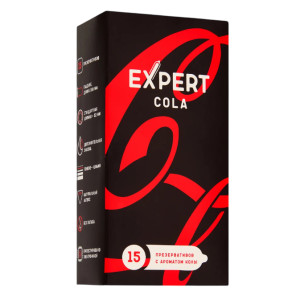 Презервативы с ароматом Колы EXPERT Cola (15 шт)