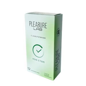 Презервативы с анестетиком Pleasure Lab (12 шт) (иной угол)