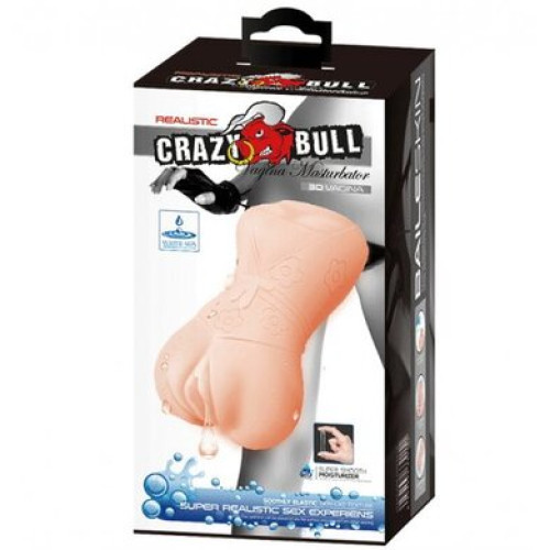 Реалистичный мастурбатор вагина самосмазывающийся Crazy Bull Jane